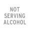 No alcohol served